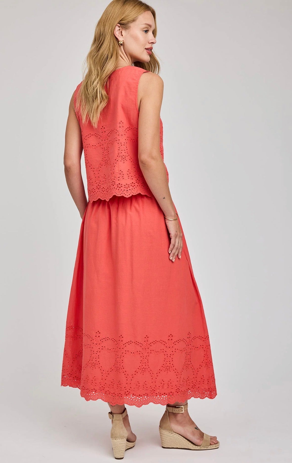 Rhea Sleeveless Top - Grenadine