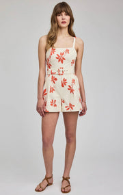 Marta Romper - Cream Floral