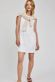 Casey Shift Dress - White