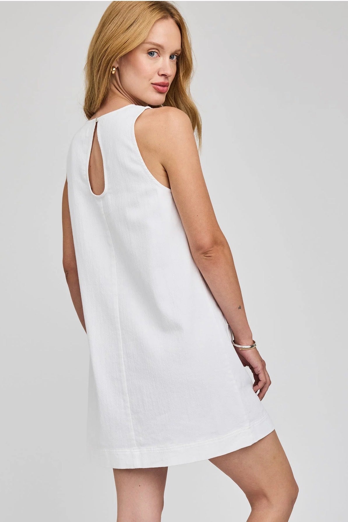 Casey Shift Dress - White