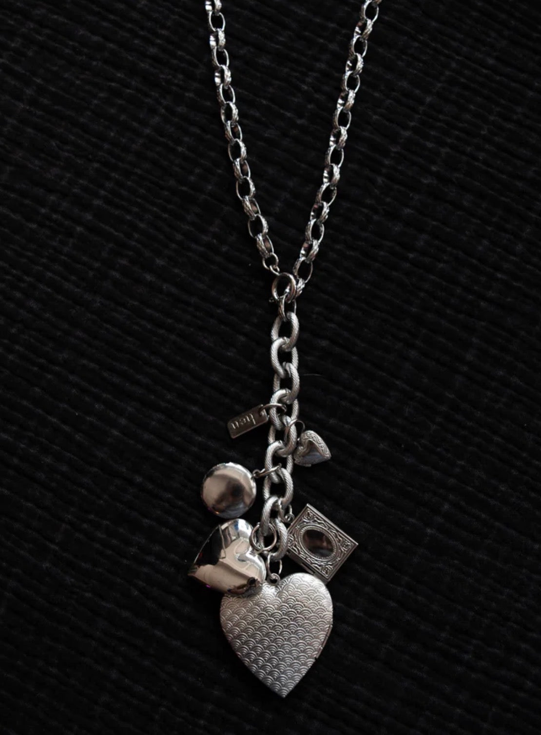 Crush necklace silver