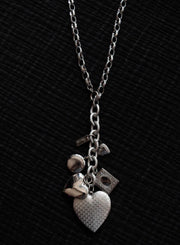Crush necklace silver