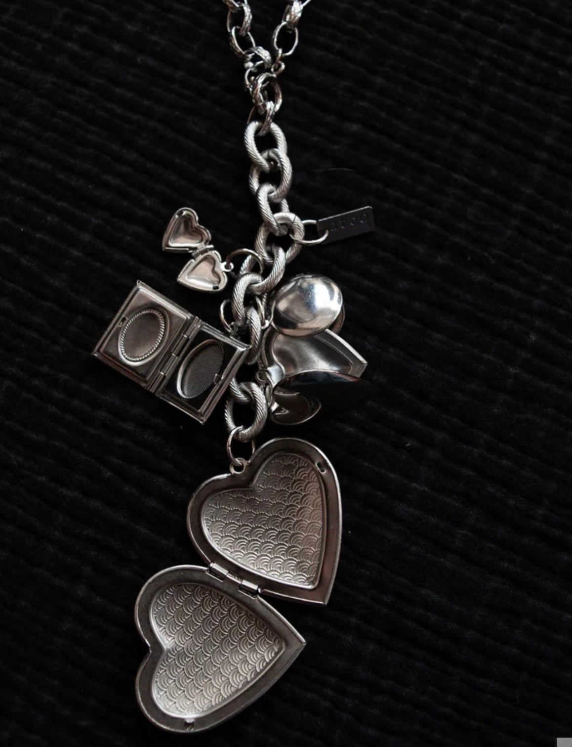 Crush necklace silver