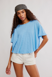 Elsie Swing Tee- Blissful Blue