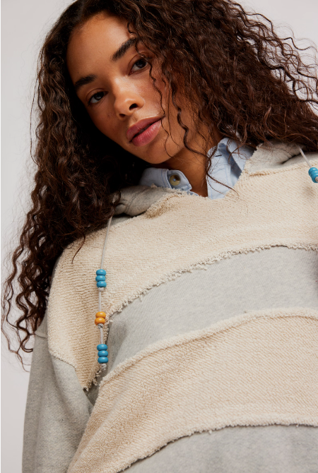 Camp Crush Hoodie- Heather Grey