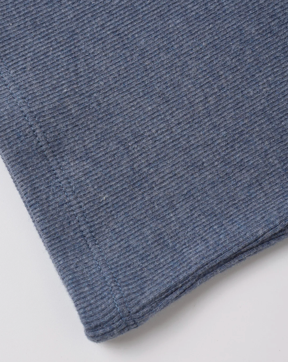 Ribbed Tank Set - Natural Heathered Marine