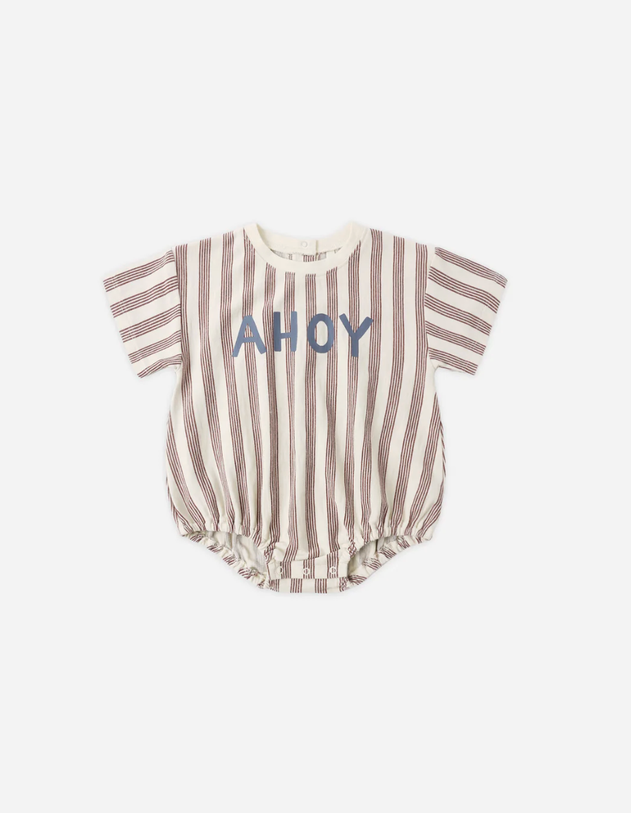 Relaxed Bubble Romper - Ahoy