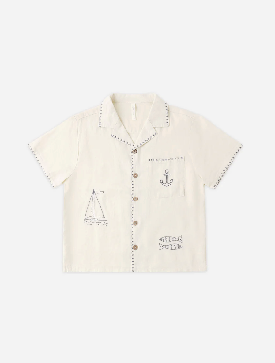 Lapel Collar Shirt - Sailor