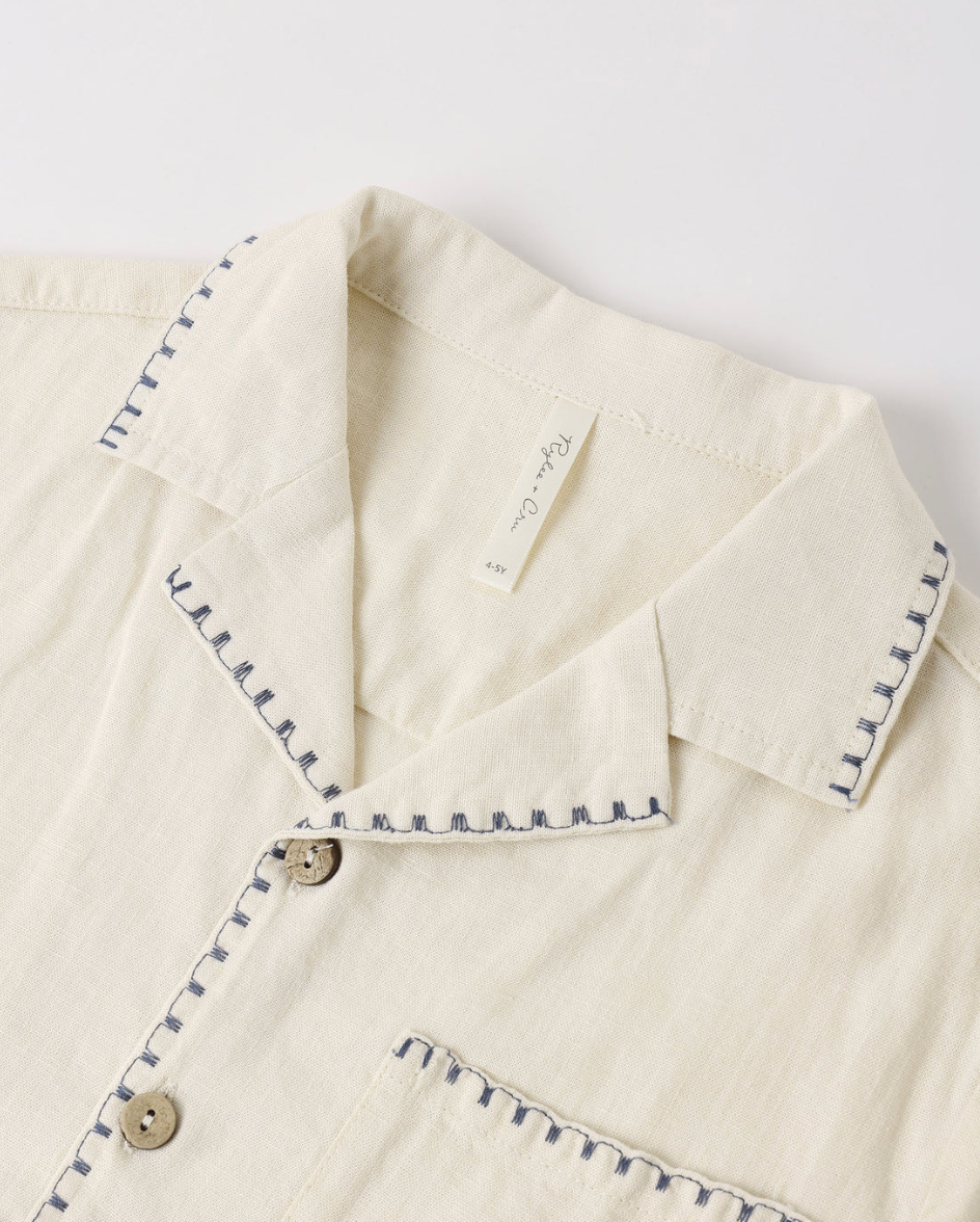 Lapel Collar Shirt - Sailor