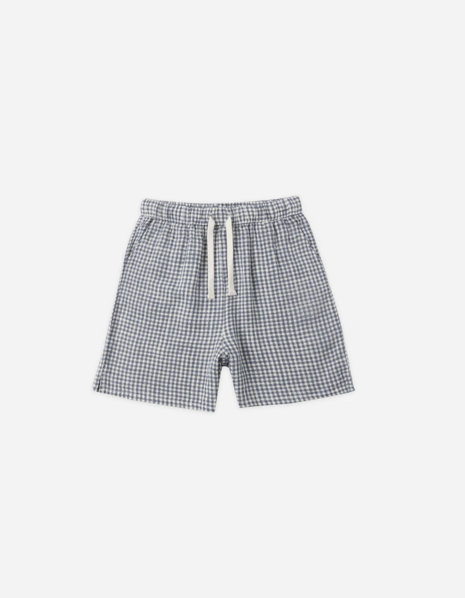 Perry Short - Marine Gingham