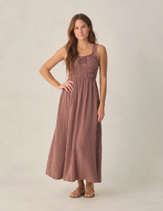 Jane Dress - Chocolate Polka Dot