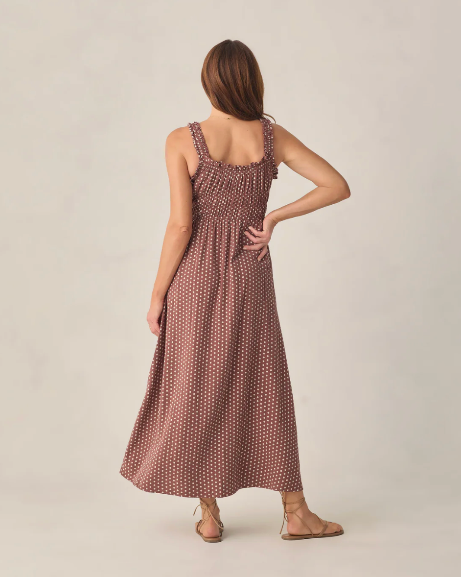 Jane Dress - Chocolate Polka Dot