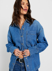 Ashley Denim Shirt - Medium Wash
