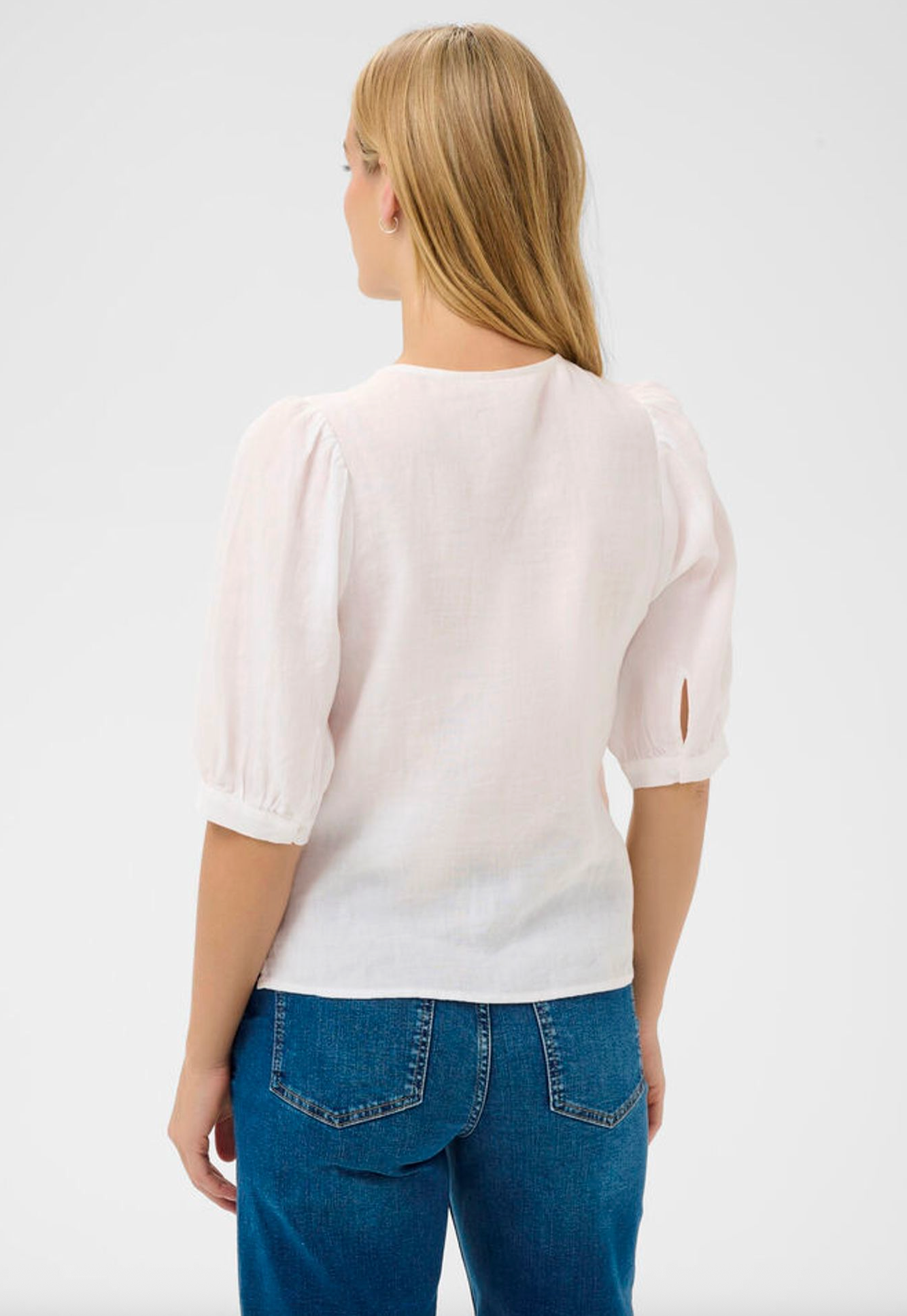 Azra Top - Bright White