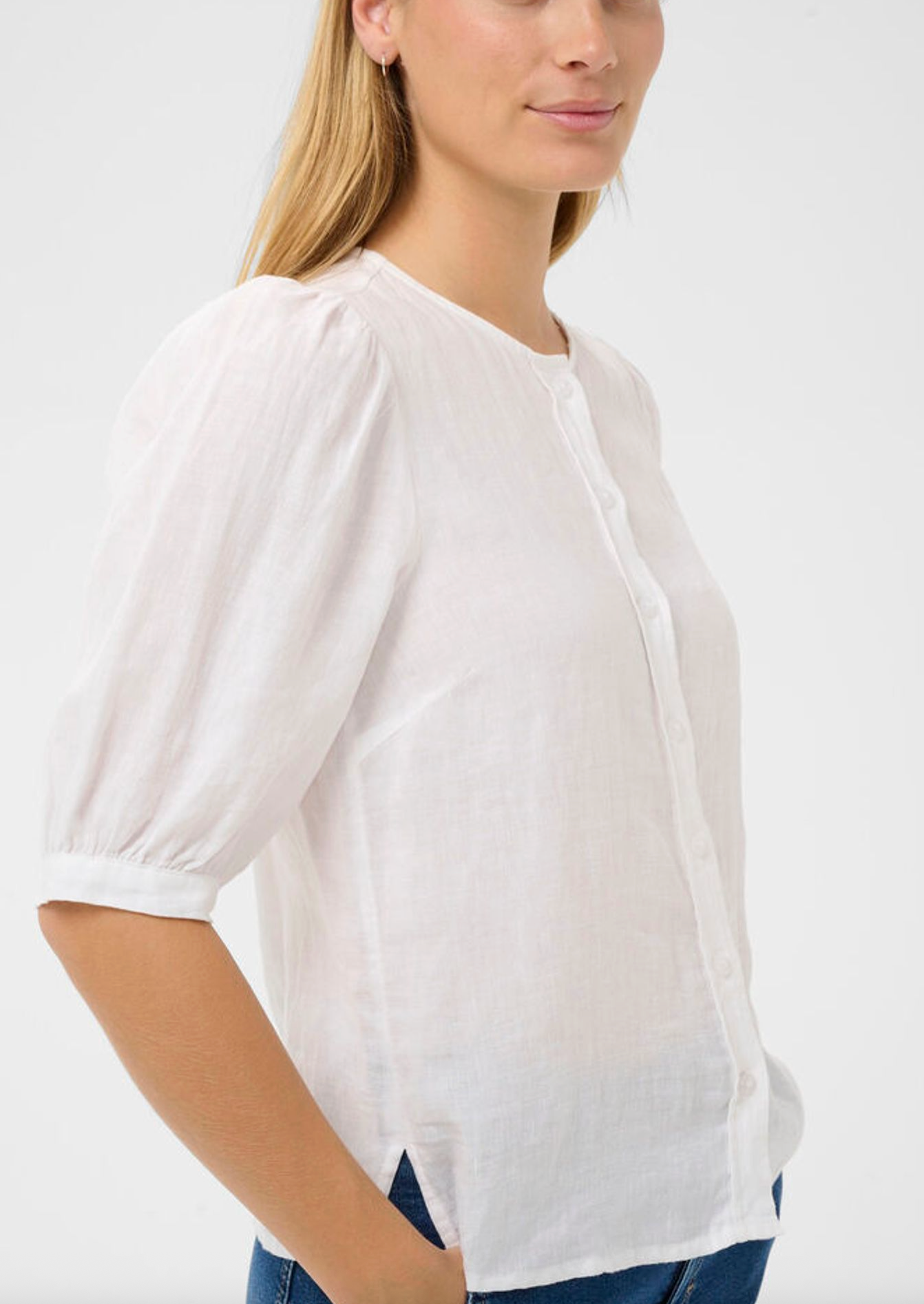 Azra Top - Bright White