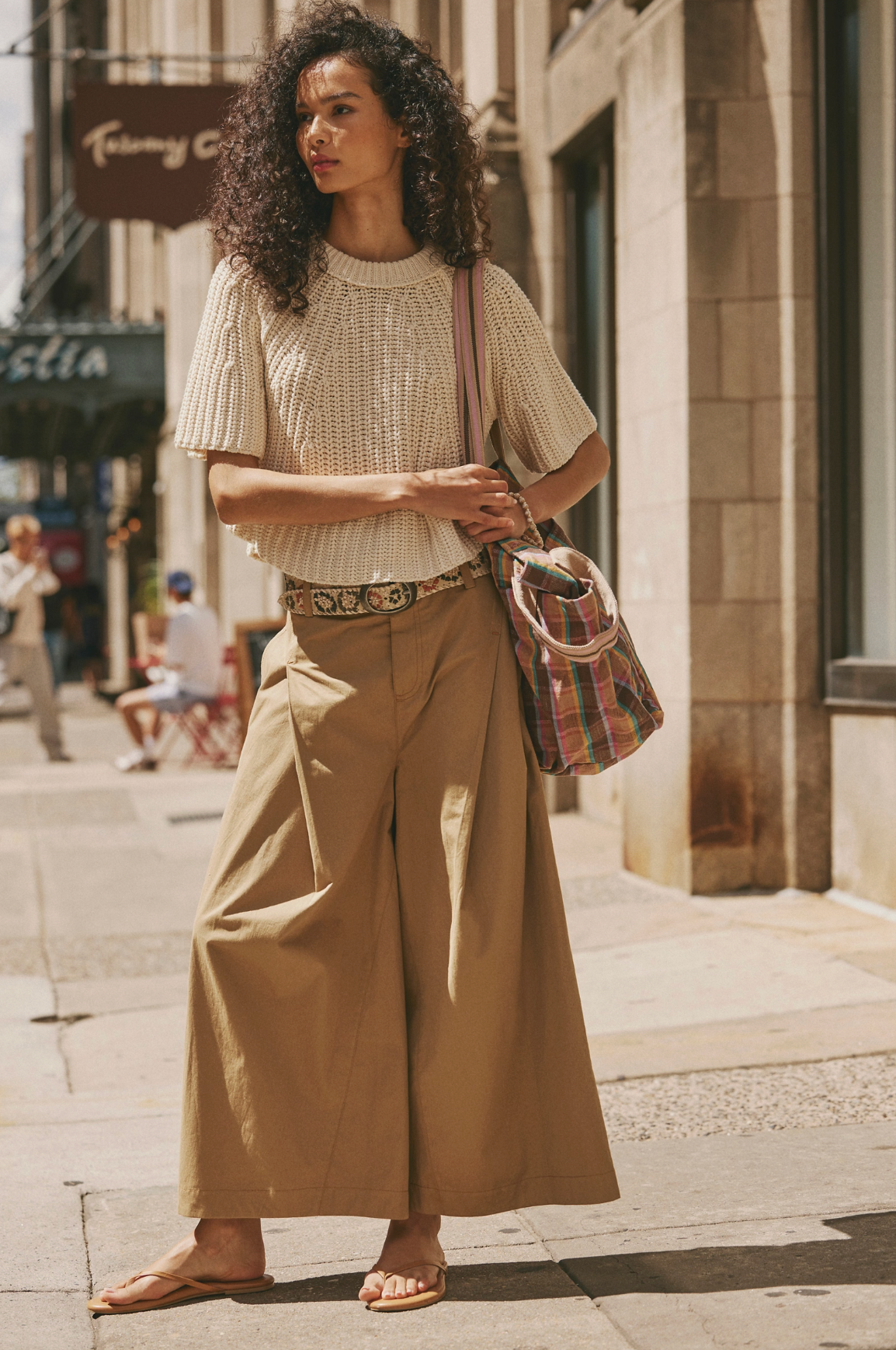 Amy Sweater Tee - Ivory