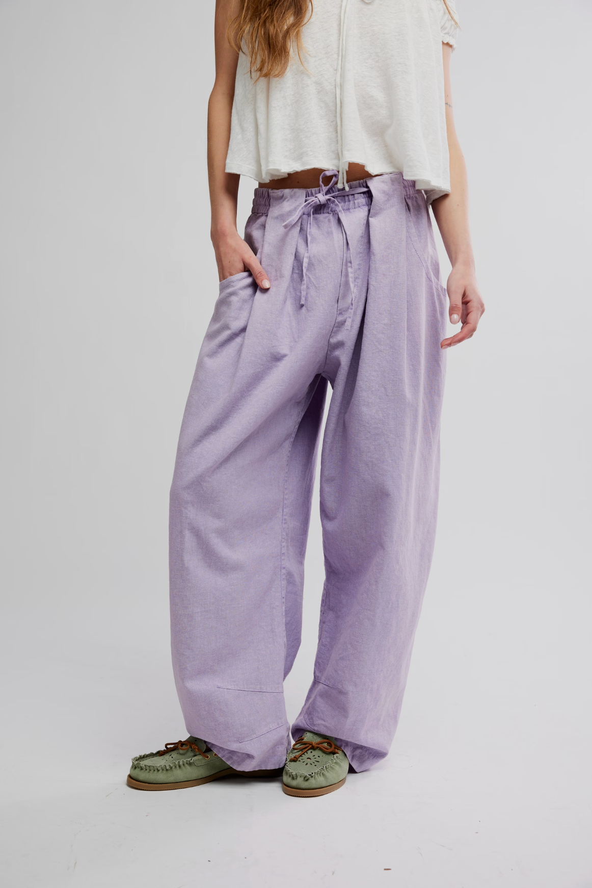 Chambers Laid Back Pull On Pant - Orchid Hush