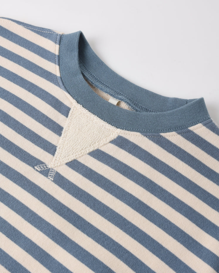 Oversized Crew - Marine Stripe