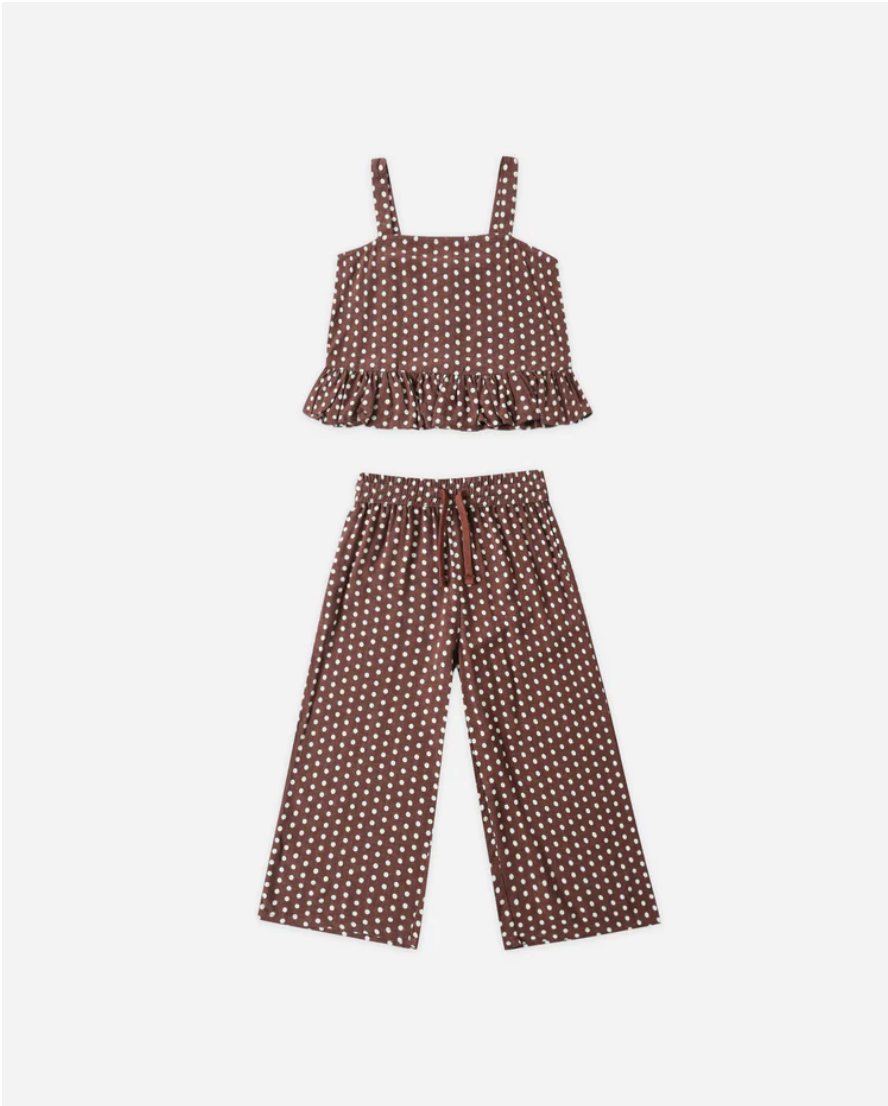 Kayli Set - Chocolate Polka Dot