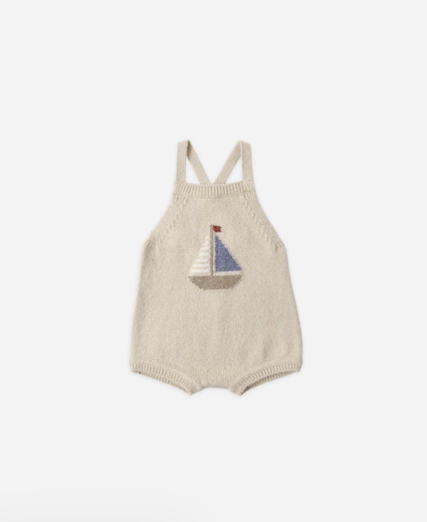 Fisher Romper - Sailboat