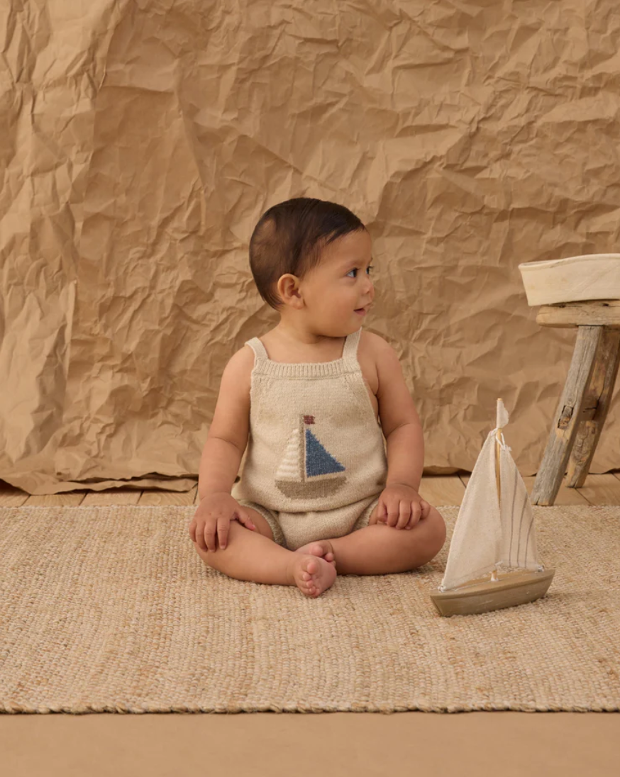 Fisher Romper - Sailboat