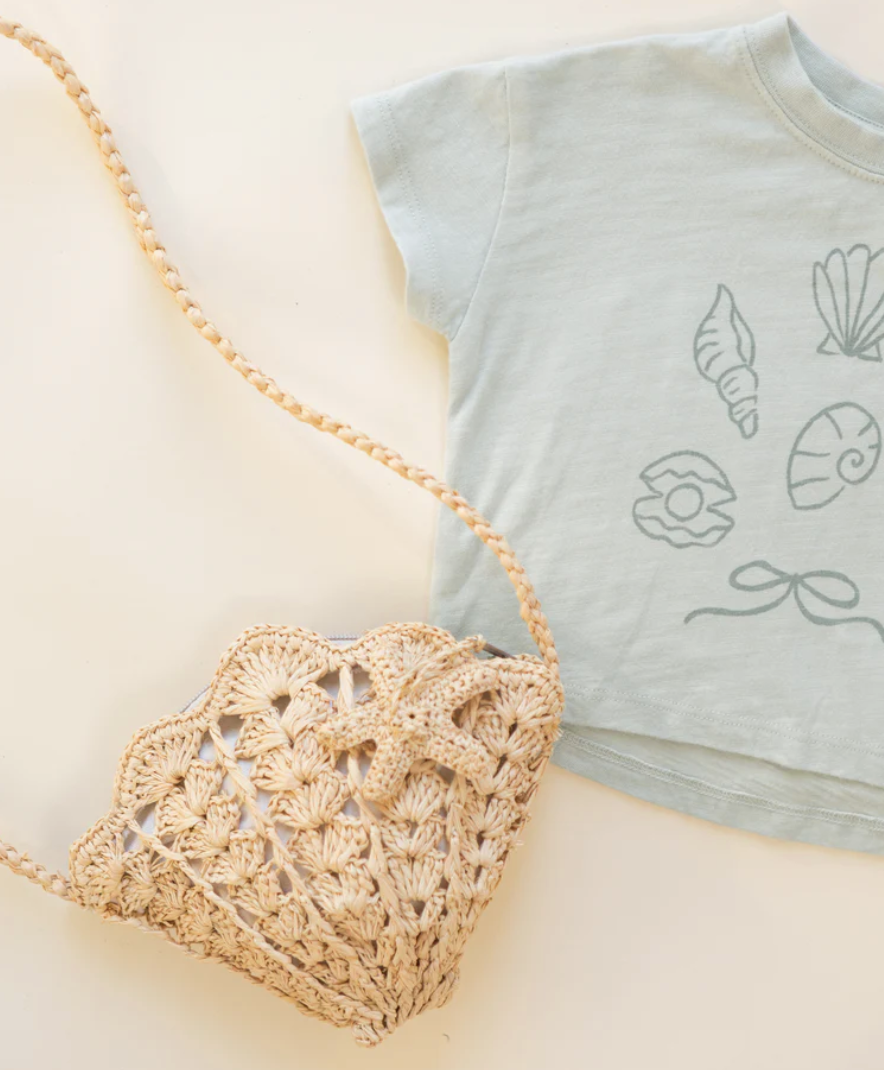 Shell Purse - Straw