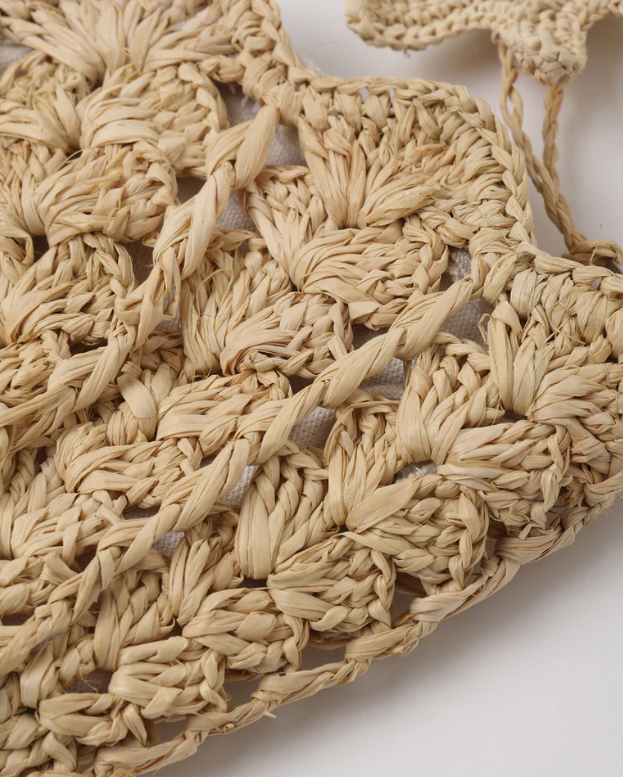 Shell Purse - Straw