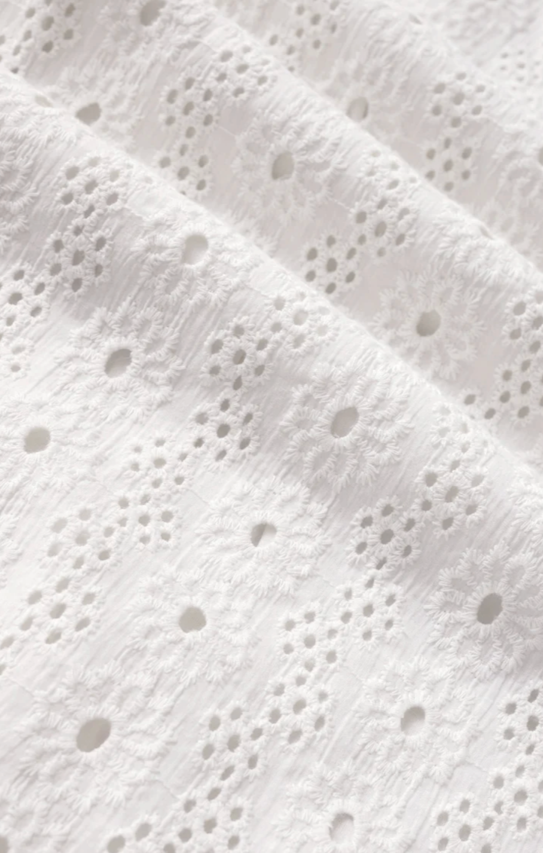 Bria Eyelet Skirt - White