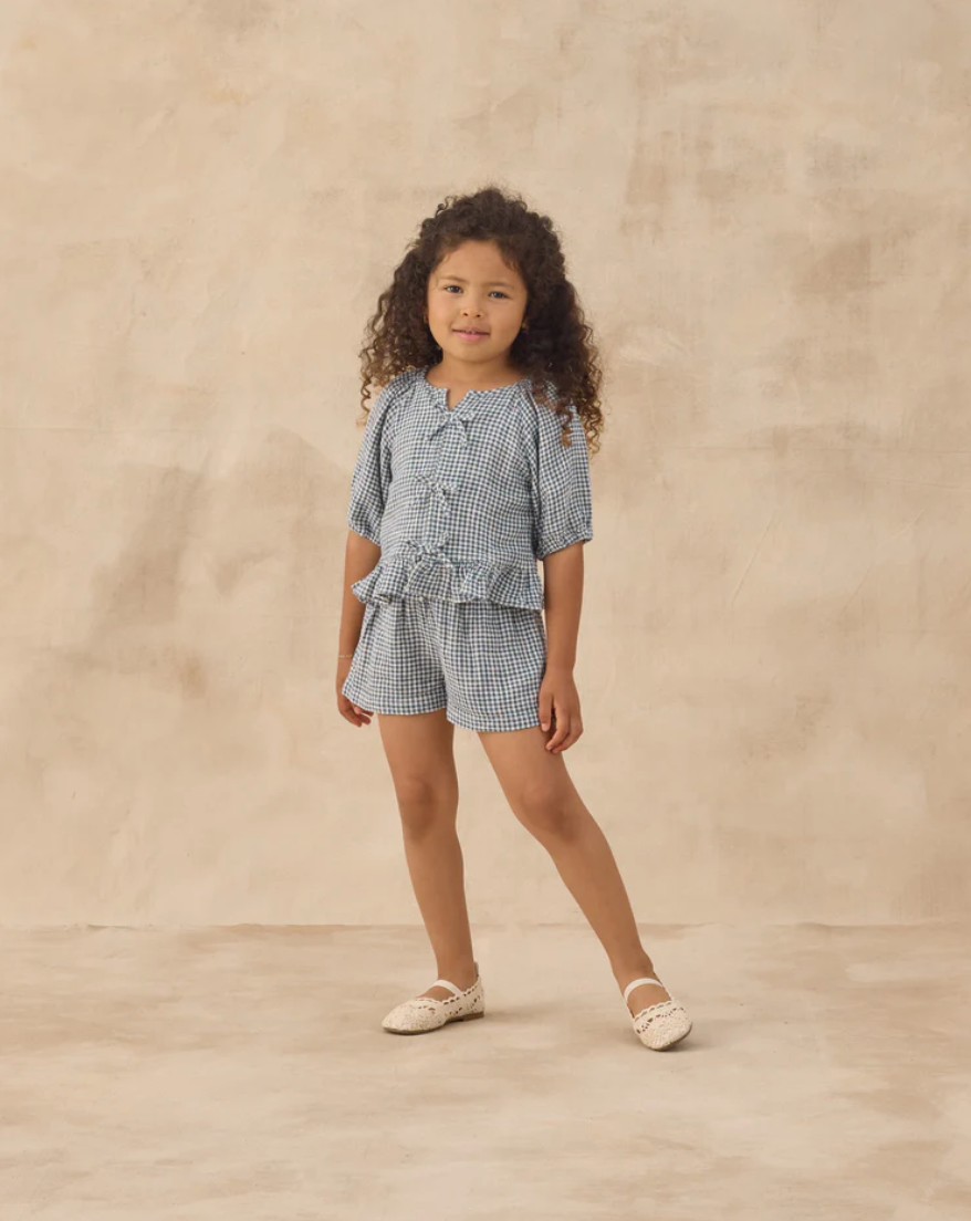 Juniper Set - Marine Gingham