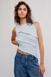 Pink Sands Smocked Top - Dew Shine