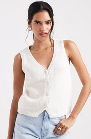 Boucle Vest - Ecru