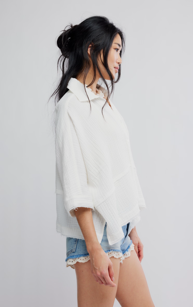 Happy Days Top-Ivory.