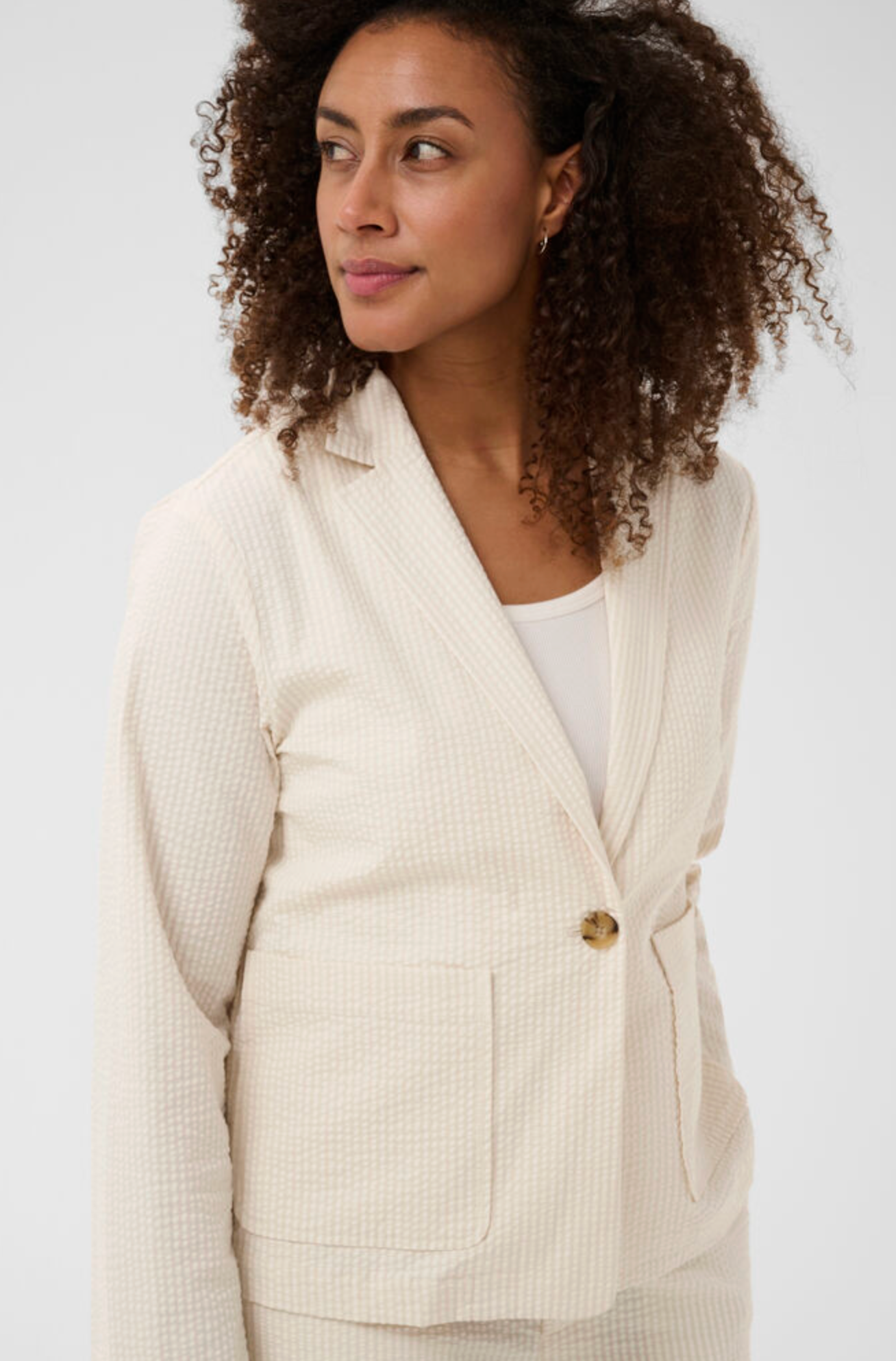 Briddi Blazer - Whisper White