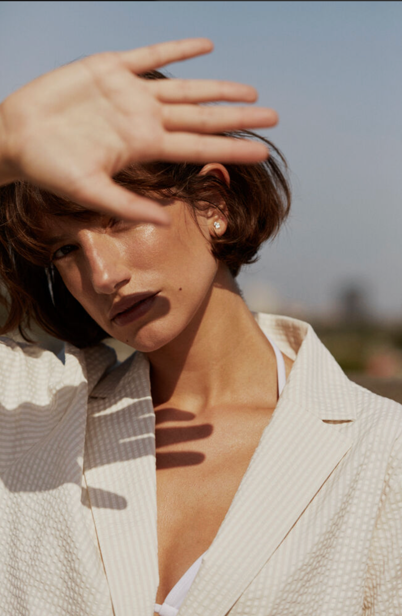 Briddi Blazer - Whisper White