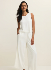 Sloane Linen Top - White