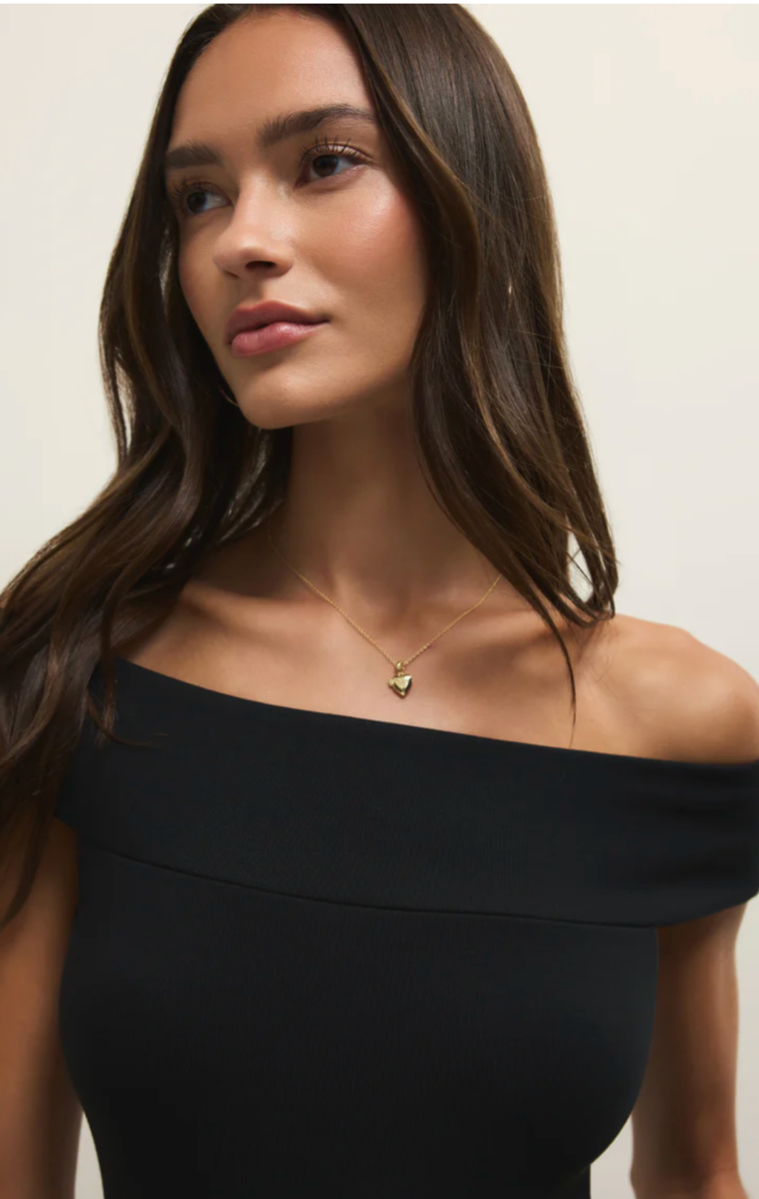 Second Skind Off Shoulder Top - Black