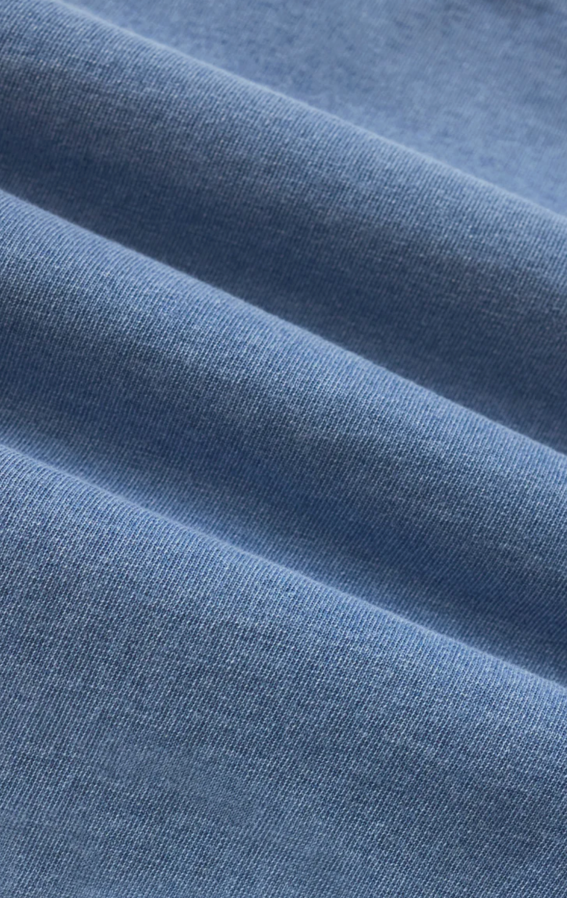 Reese Jersey Denim Button Up - Santorini Indigo