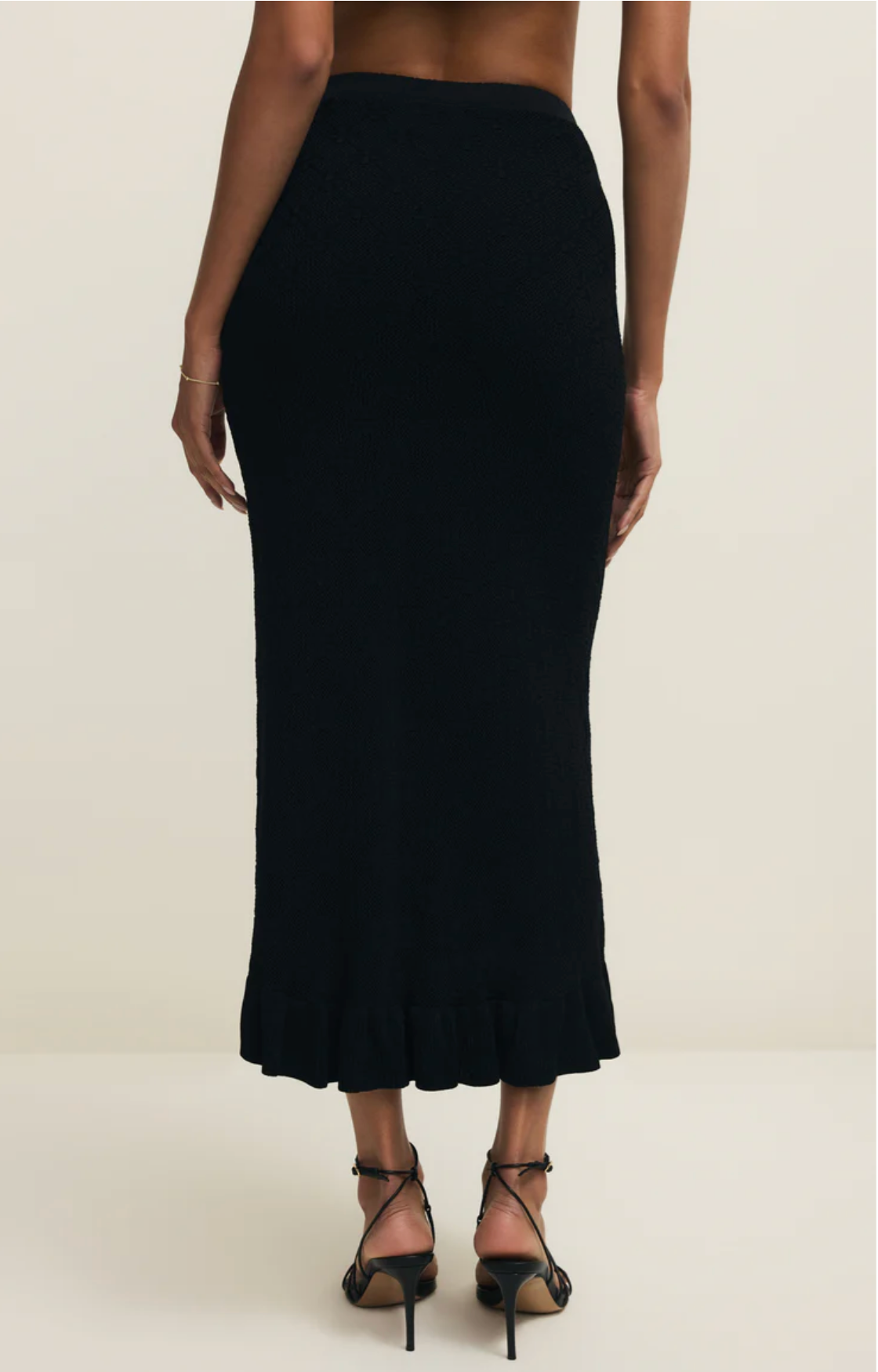 Ramona Sweater Skirt - Black