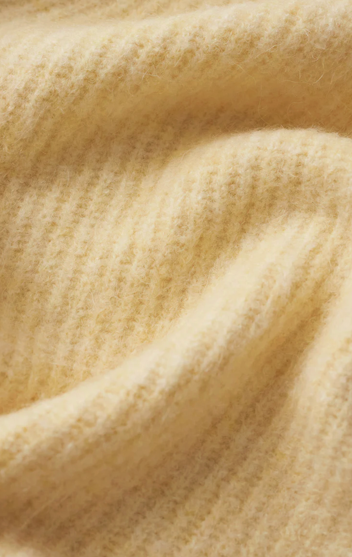 Medina Rib Cardigan - Custard