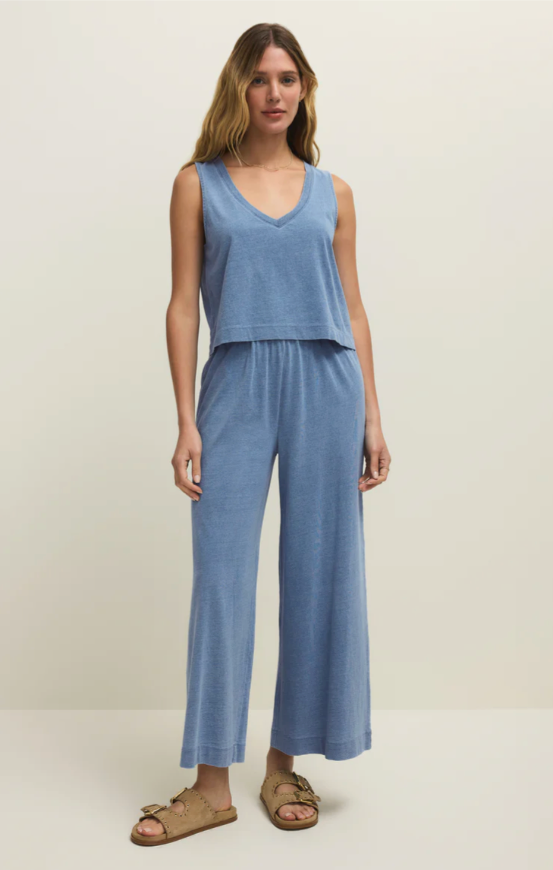 Scout Jersey Denim Pant - Santorini Indigo
