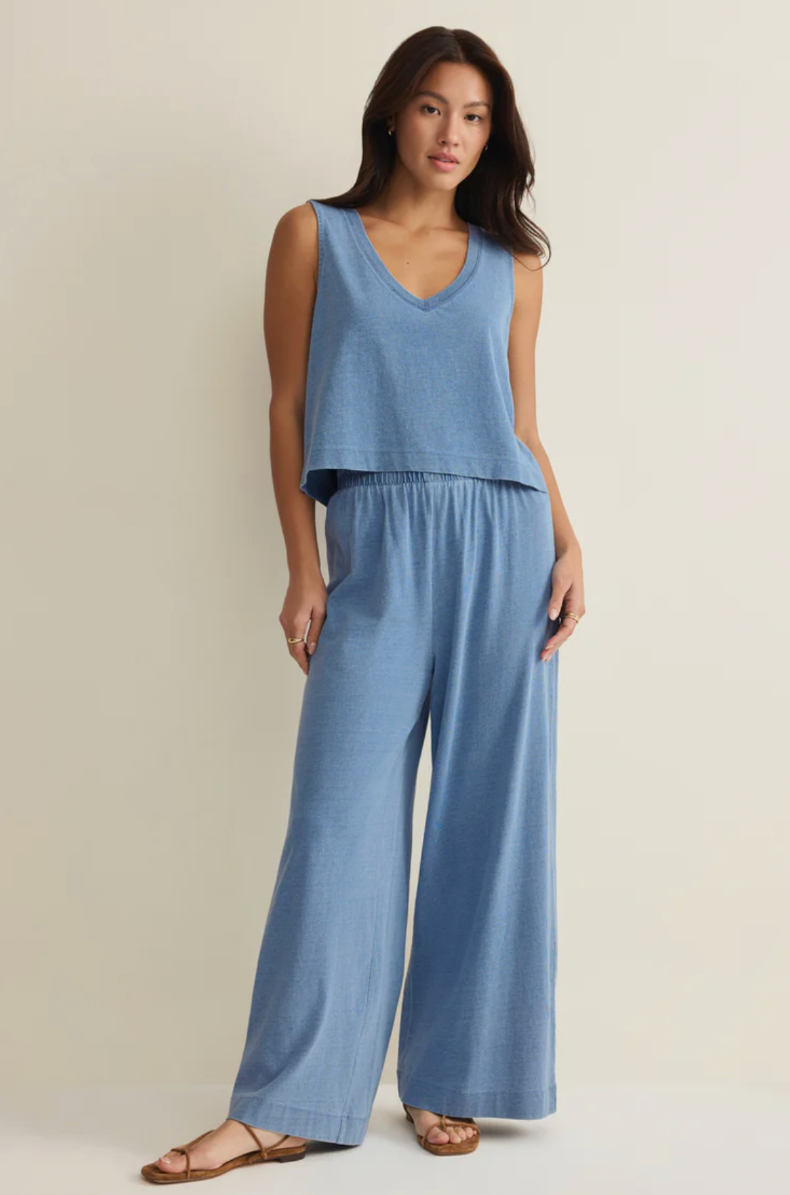 Scout Jersey Denim Pant - Santorini Indigo
