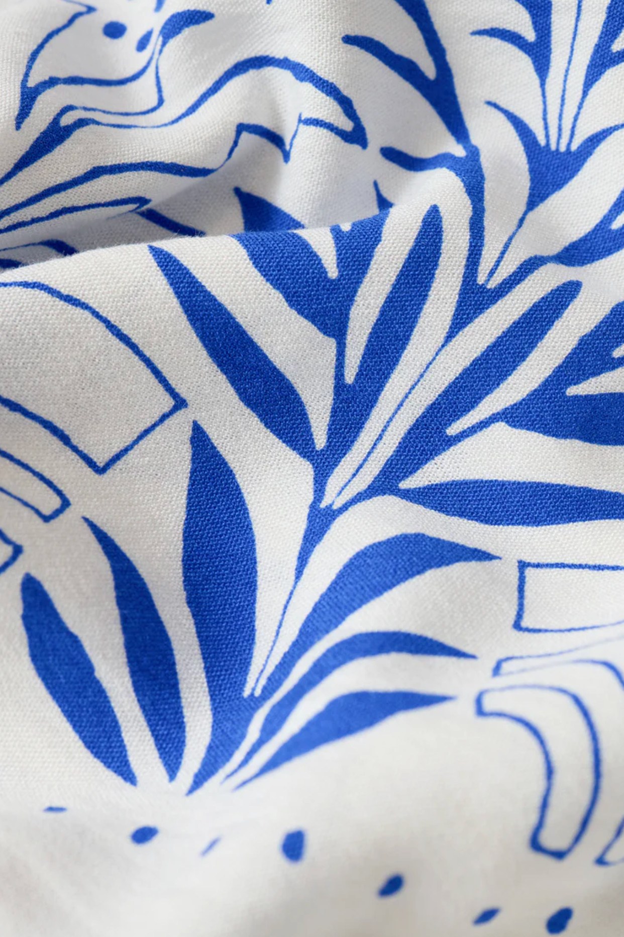 Nadine Palm Maxi Dress - Nautical