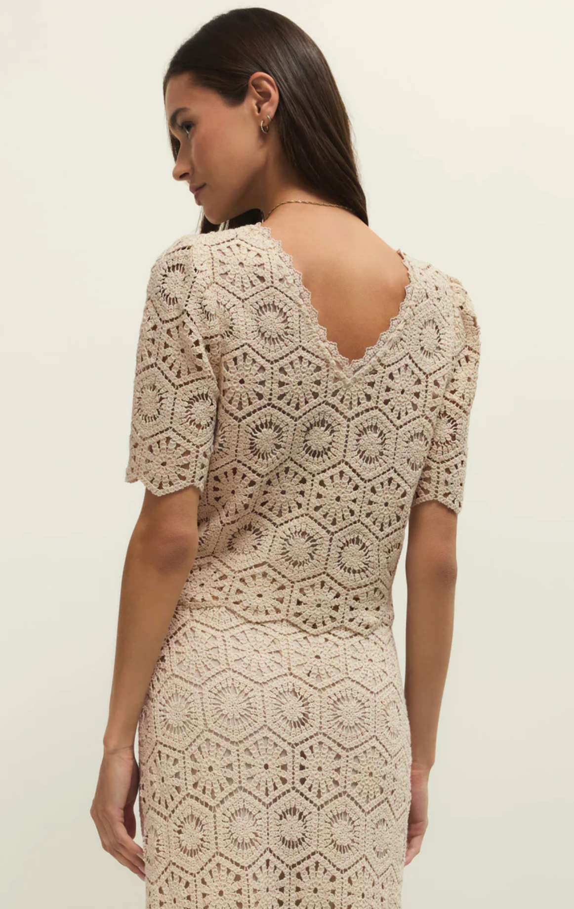 Raquel Lace Top - Natural
