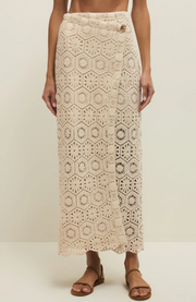 Raquel Lace Skirt - Natural