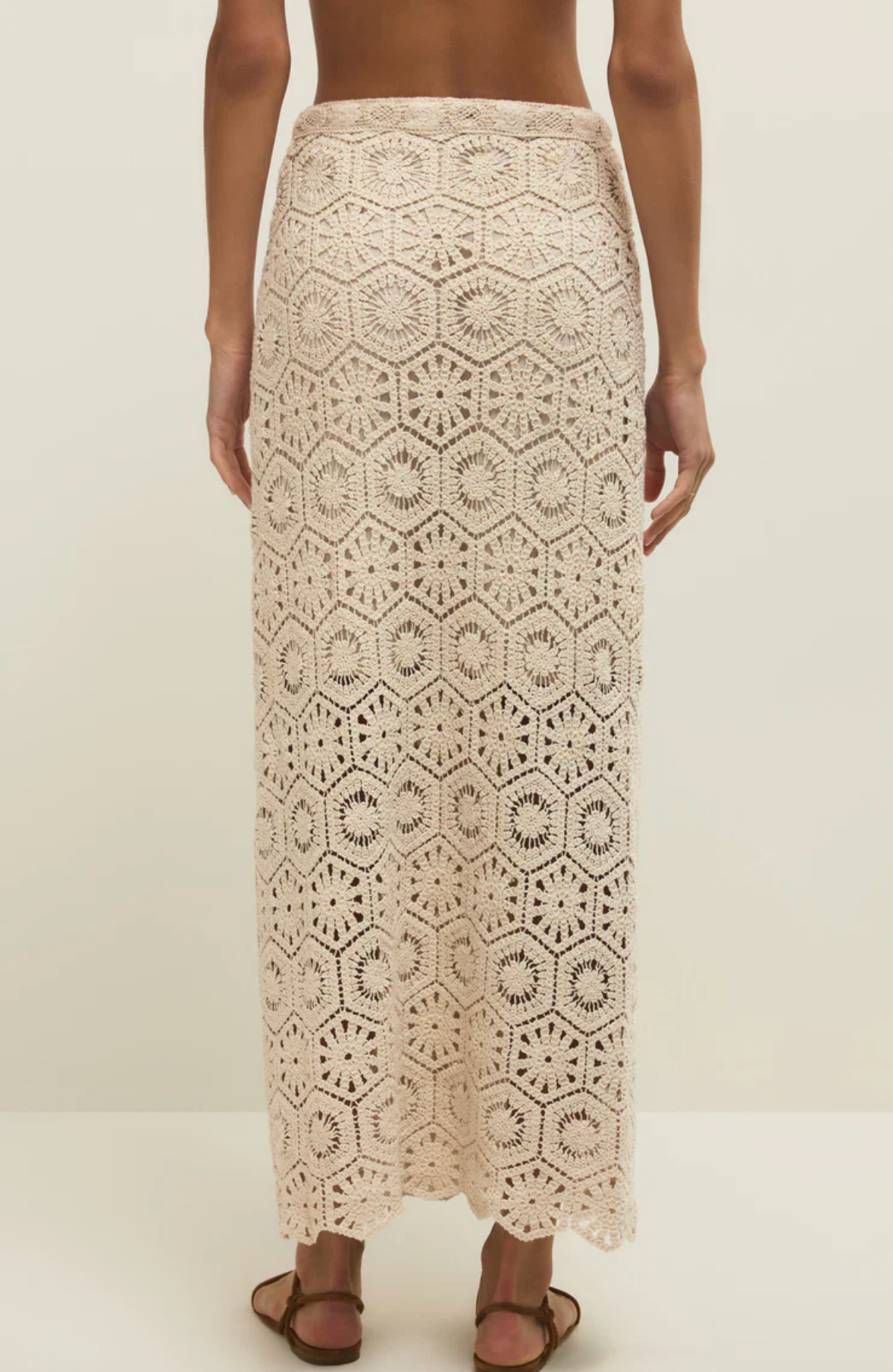 Raquel Lace Skirt - Natural