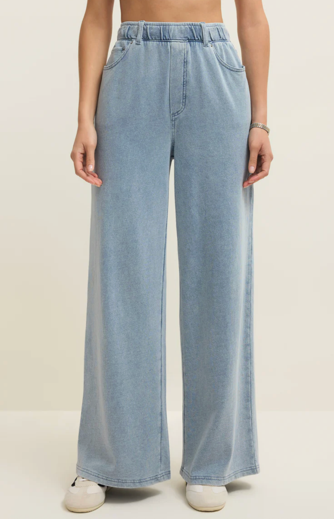 Entourage Knit Denim Pant - Ocean Air Indigo