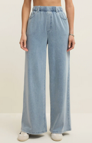 Entourage Knit Denim Pant - Ocean Air Indigo