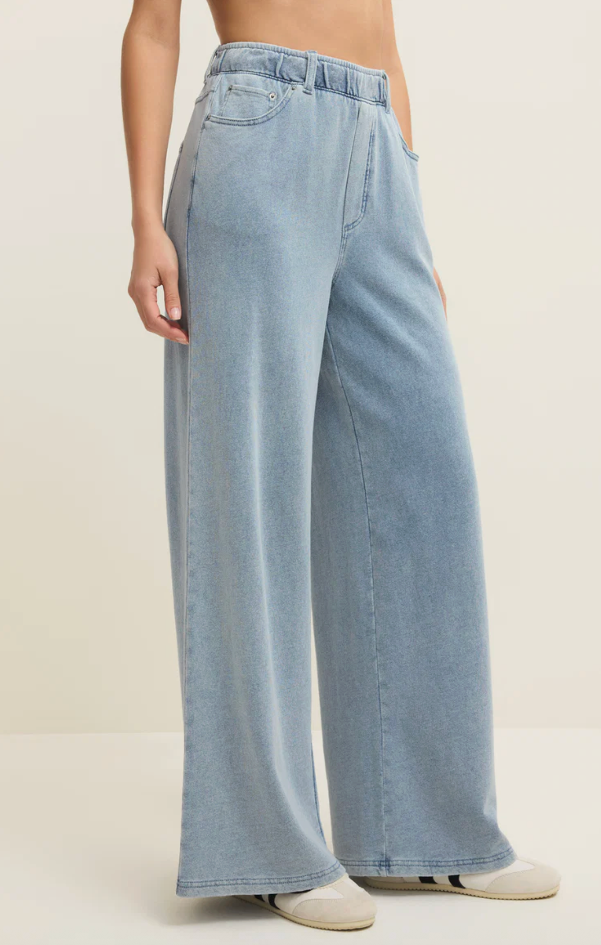 Entourage Knit Denim Pant - Ocean Air Indigo