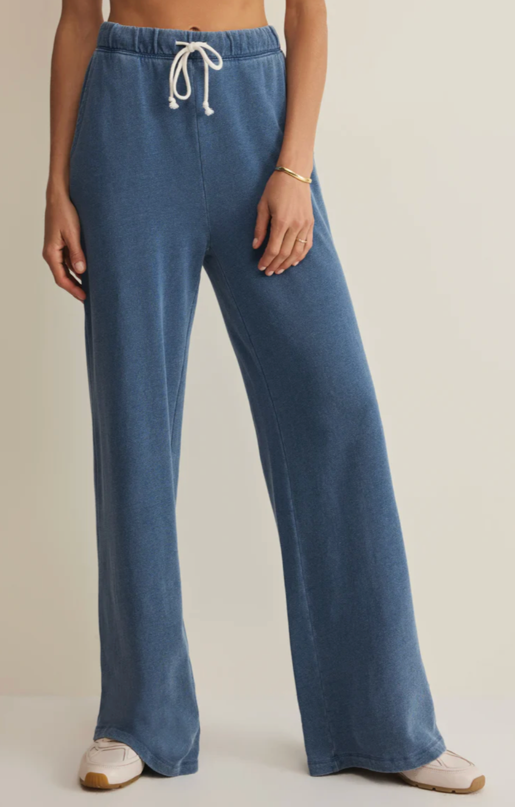 Hunter Knit Denim Pant - Calypso Air Blue