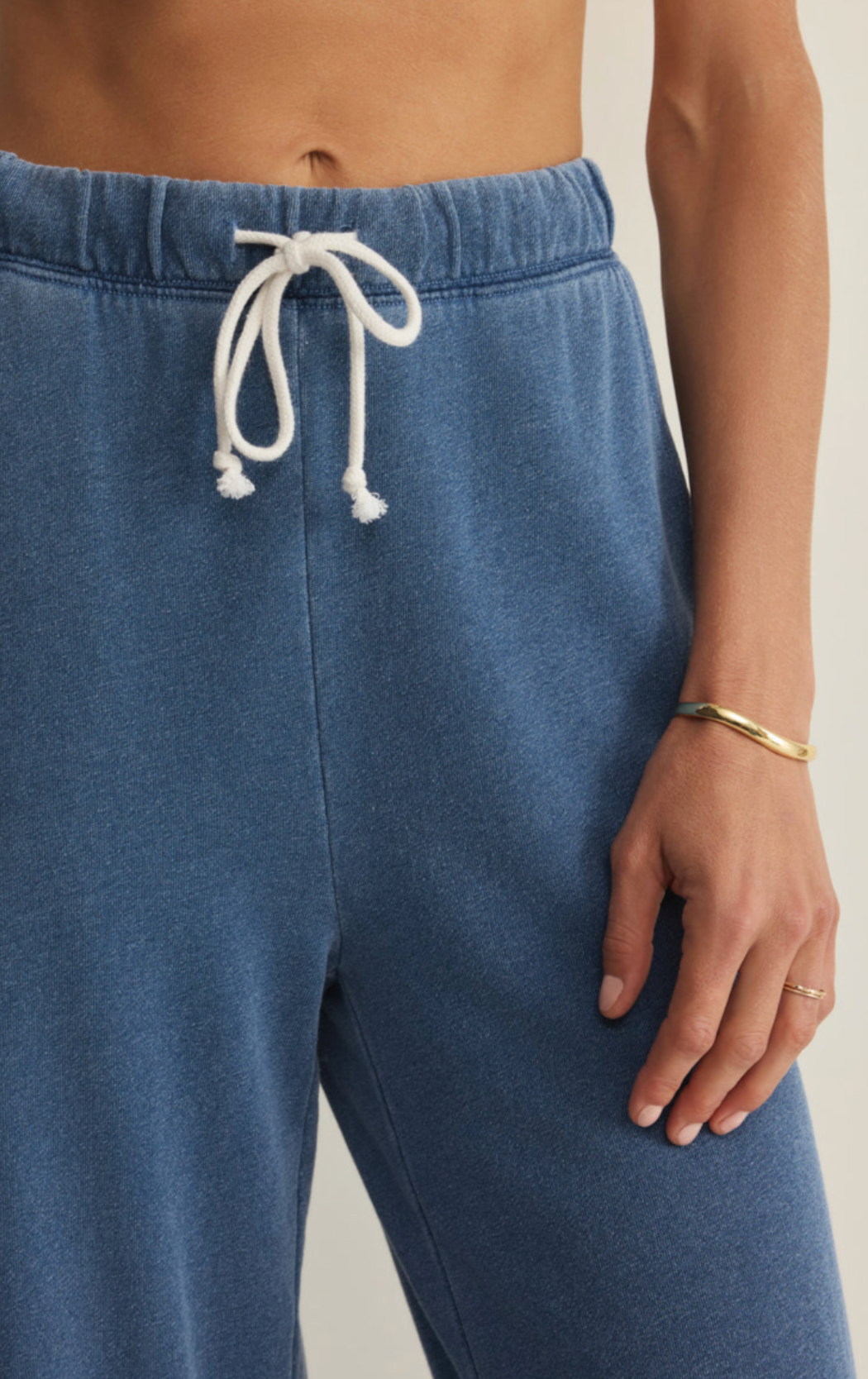 Hunter Knit Denim Pant - Calypso Air Blue